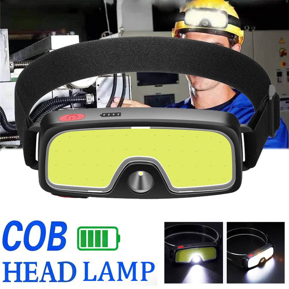 Fishing Headlamp - Мощный налобный фонарь COB с зарядкой