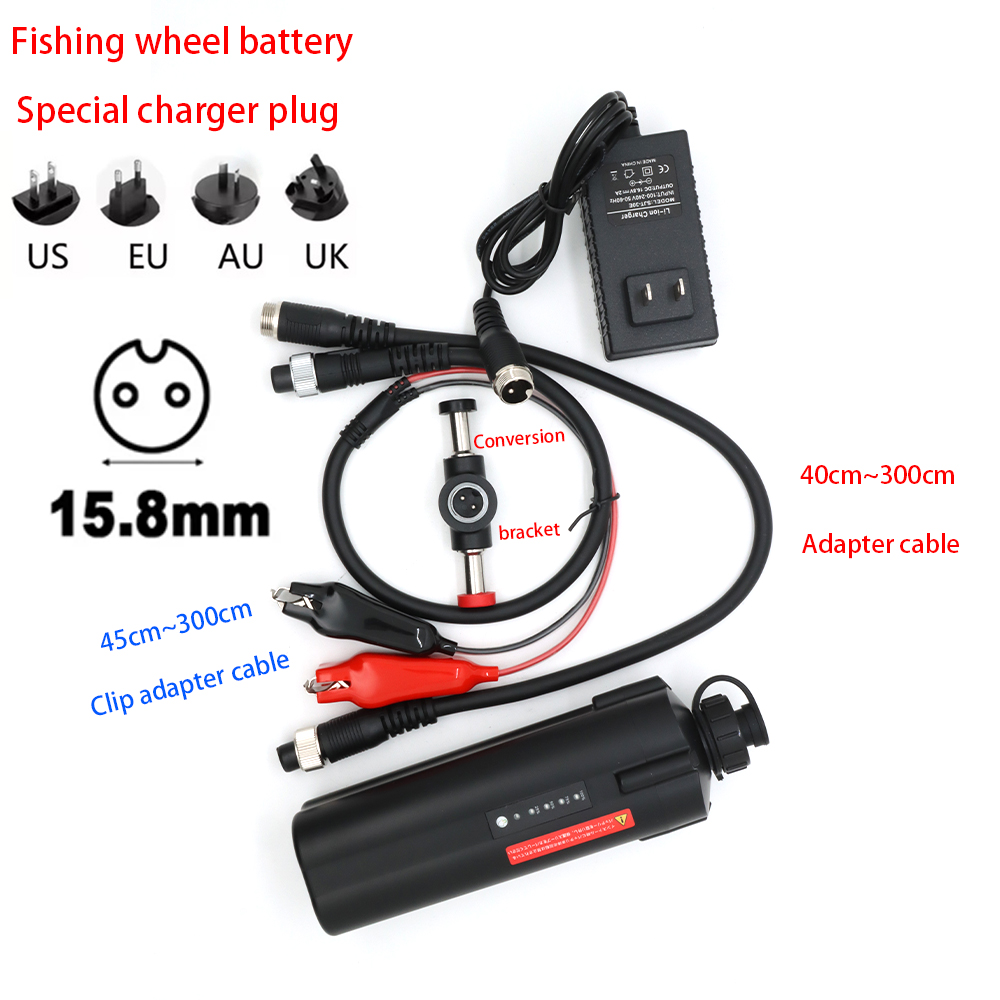 Fishing Equipment Uk - Электрическая катушка для рыбалки, аккумулятор, зажим