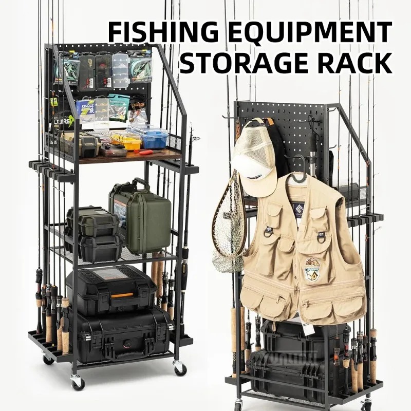 Fishing Equipment Rod - Полка для хранения рыболовных снастей, держатель