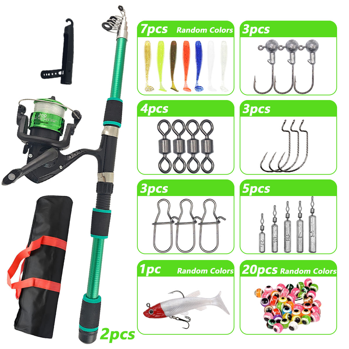 Комплект для спиннинговой рыба – обзор и цена Fishing Equipment Online