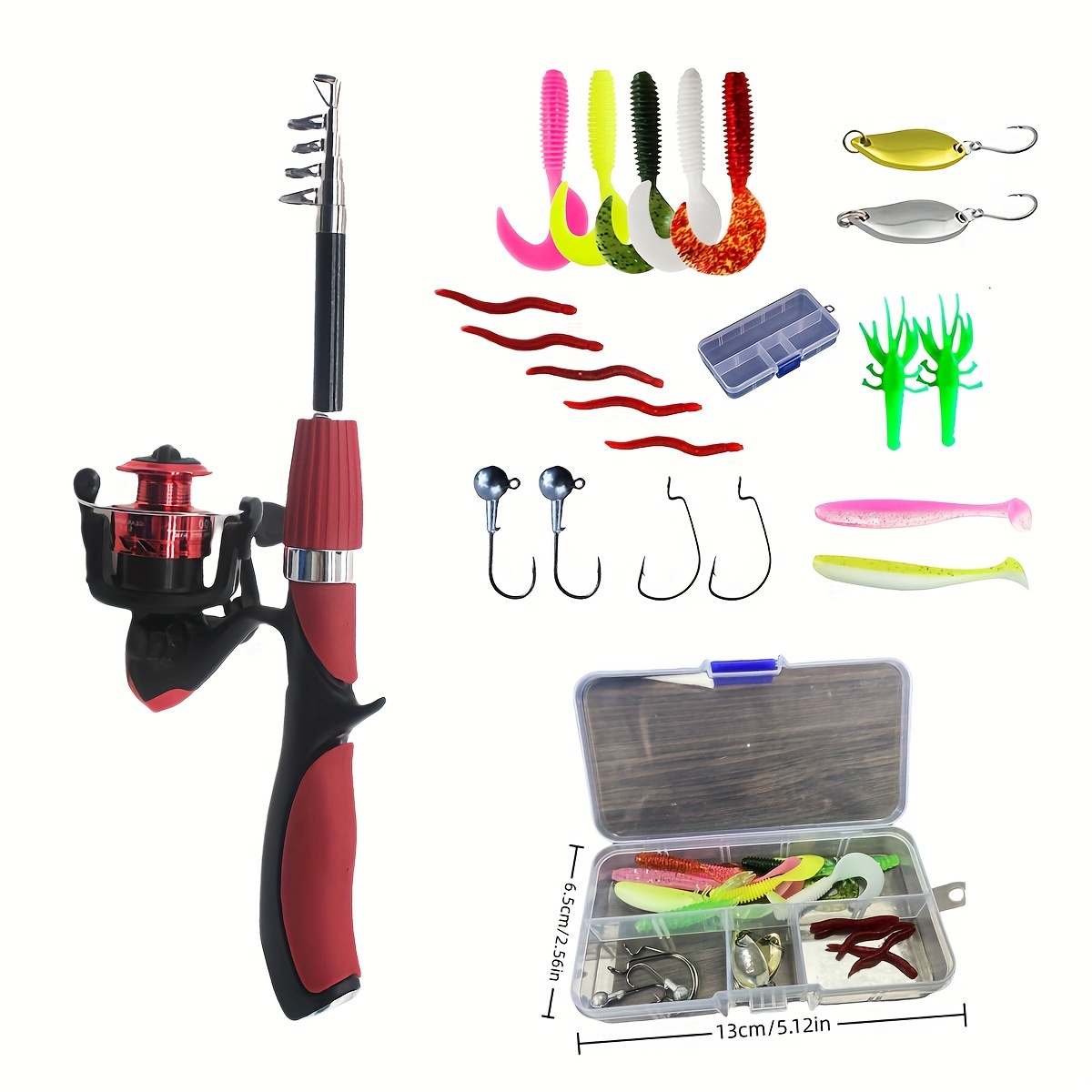Набор из трех удочек с телеско – обзор и цена Fishing Equipment Online