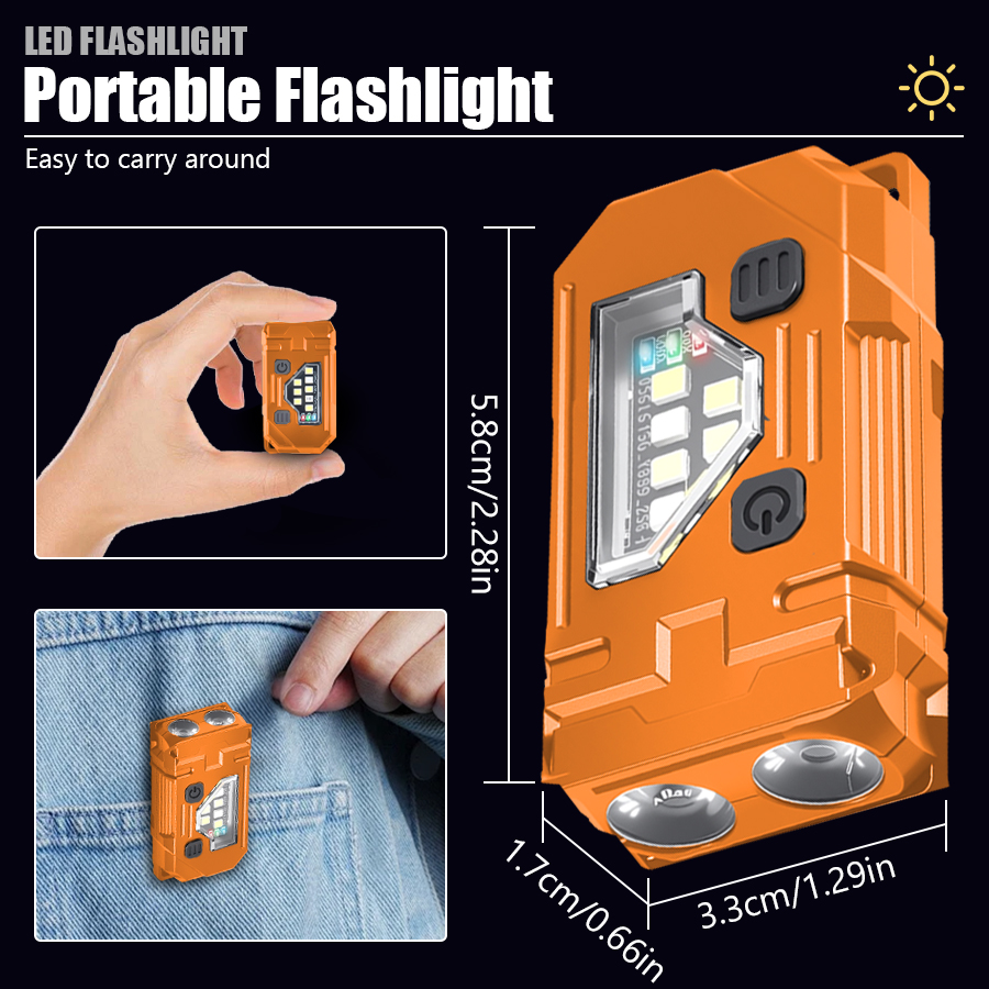 Мини-фонарик-брелок EDC, перез – обзор и цена Fishing Headlamp