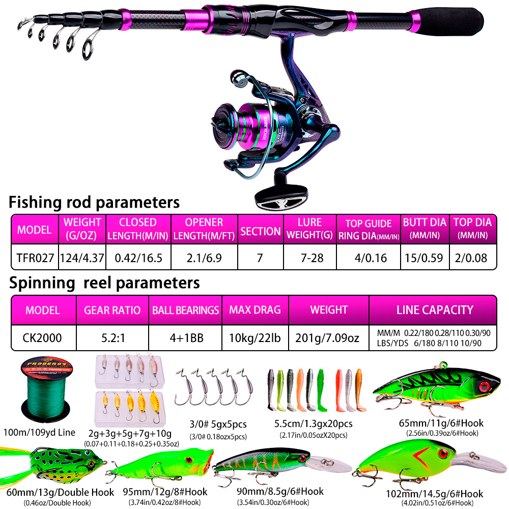PROBEROS 2,1 м, комбинированна – обзор и цена Fishing Equipment Online
