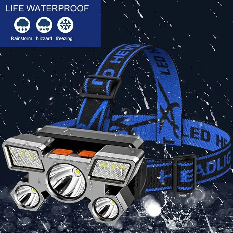 5-светодиодный фонарик, переза – обзор и цена Fishing Headlamp